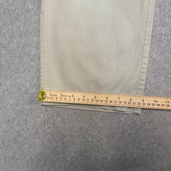 Tommy Bahama Chino Pants Mens 34 Straight Fit Beige Stretch Flat Front Slacks - Picture 10 of 12